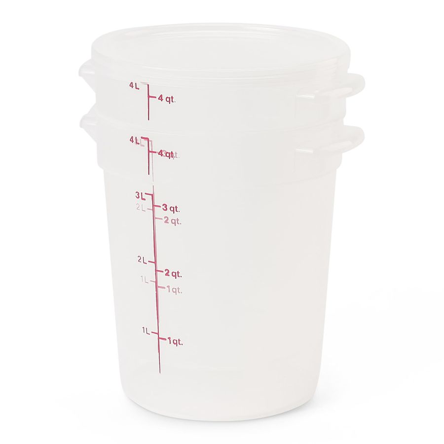 Food Storage 4 Quart - Food Storage Containers with Lids BPAFree