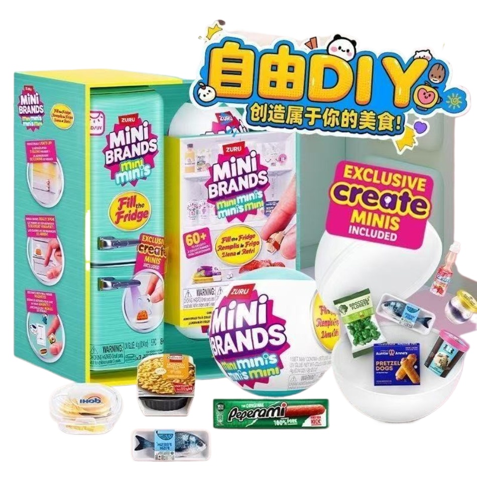Food Storage Hot - Mini refrigerator set toy play house