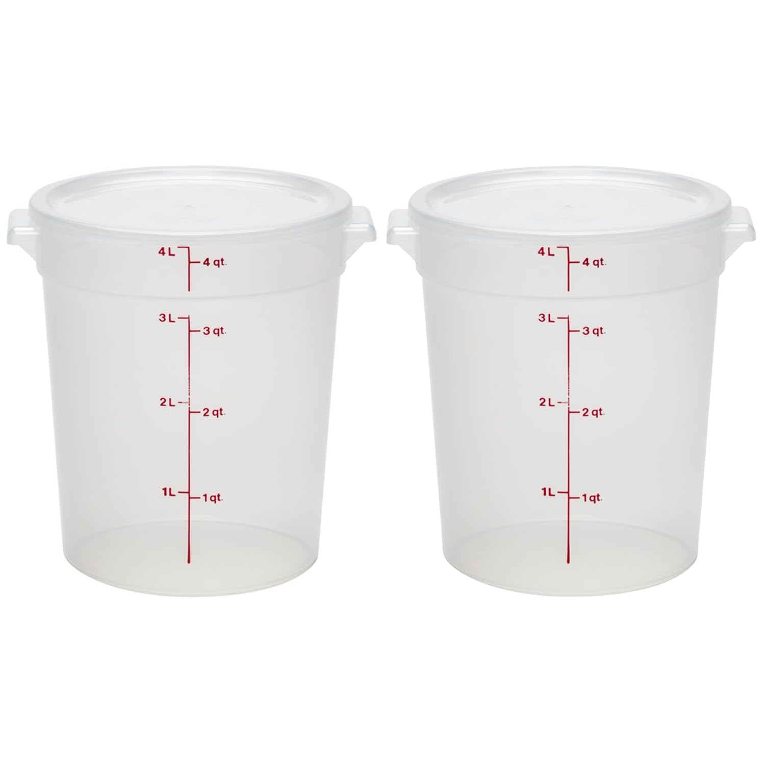 Food Storage 4 Quart - 4 Quart Food Storage Containers with