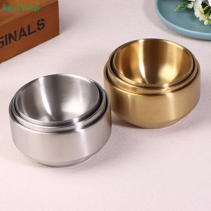 Food Storage Bowls - ♥Stainless Steel Korean Style Food Storage