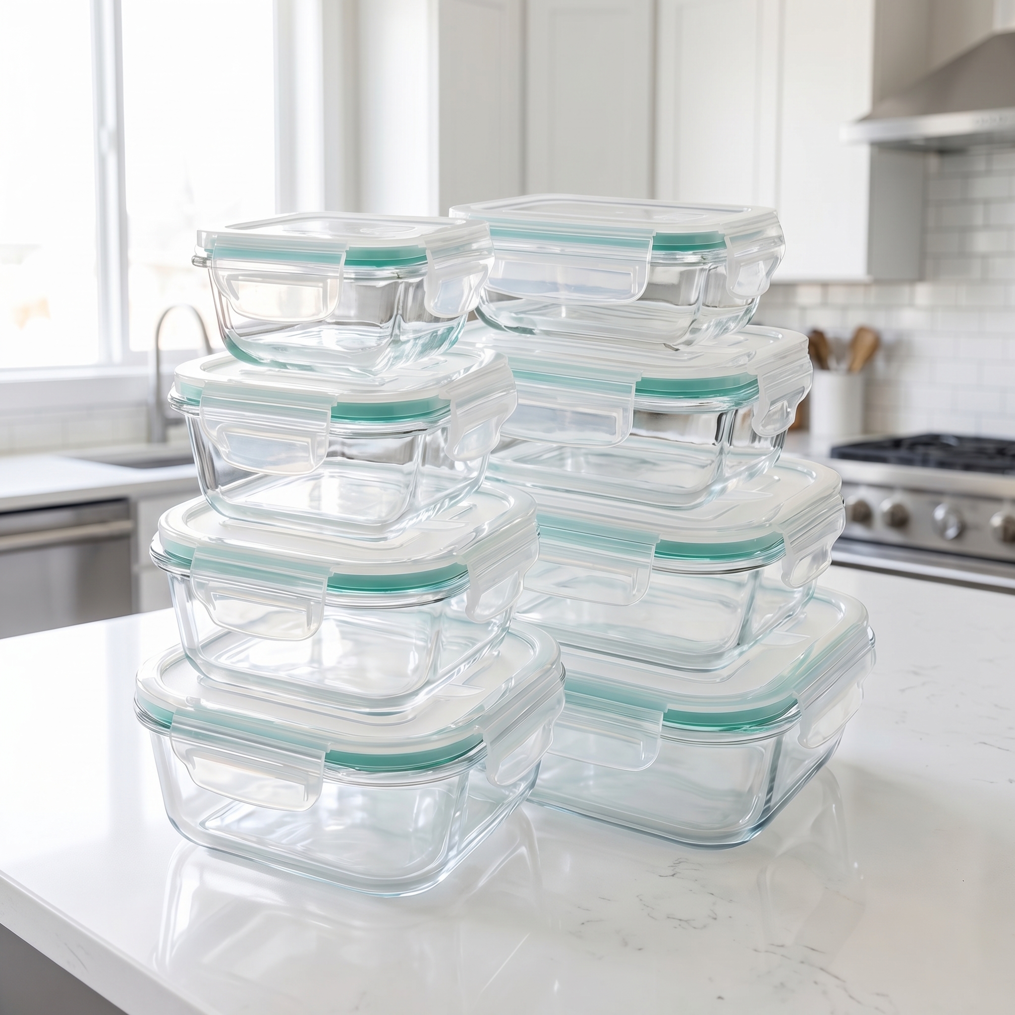 Food Storage Refrigerator - A set of 8 food storage