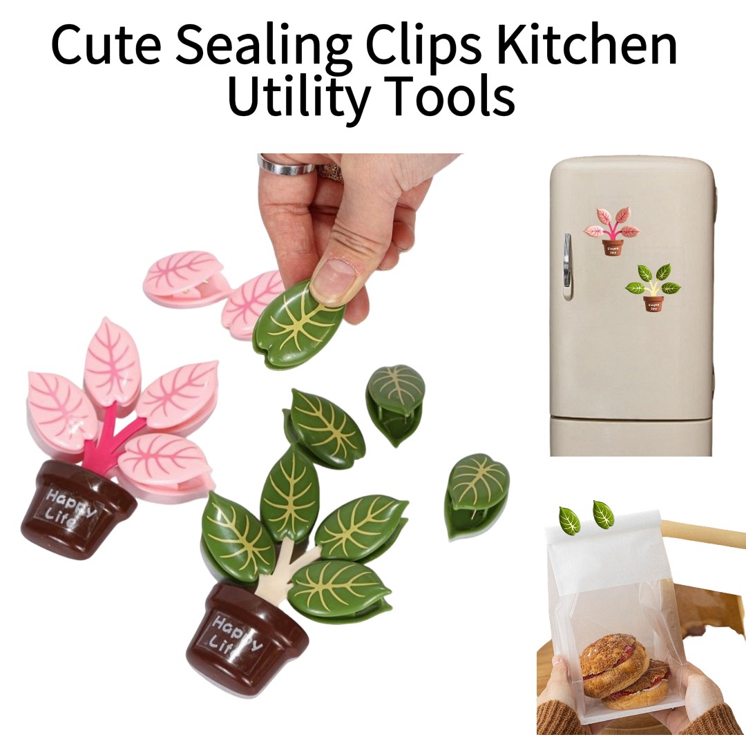 Food Storage Plant - Cute Sealing Clips Kitchen Utility Tools