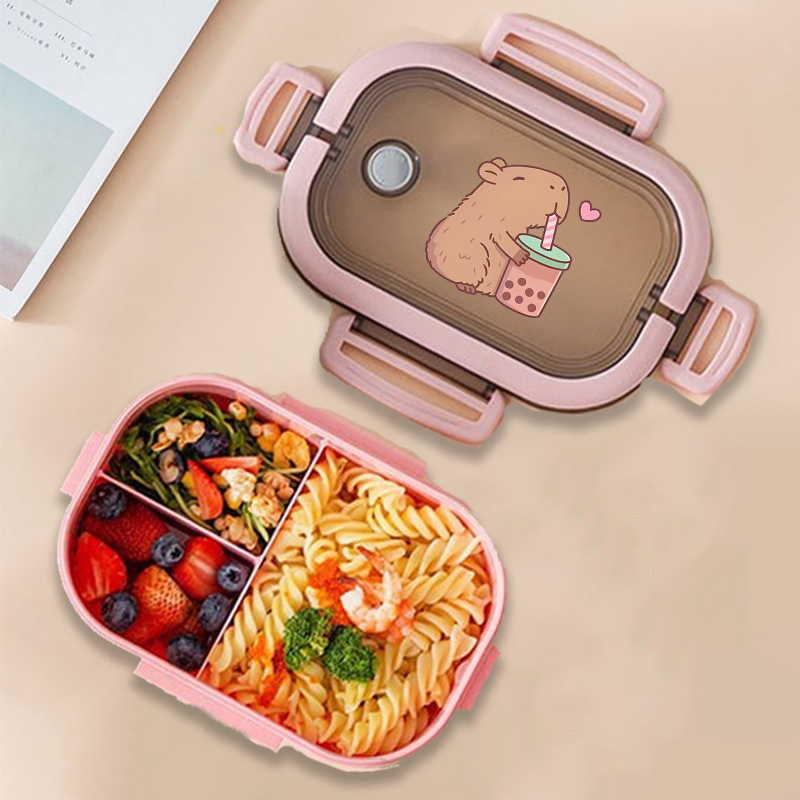 Food Storage Usa - Capybara Bento Lunch Box Anime Animals