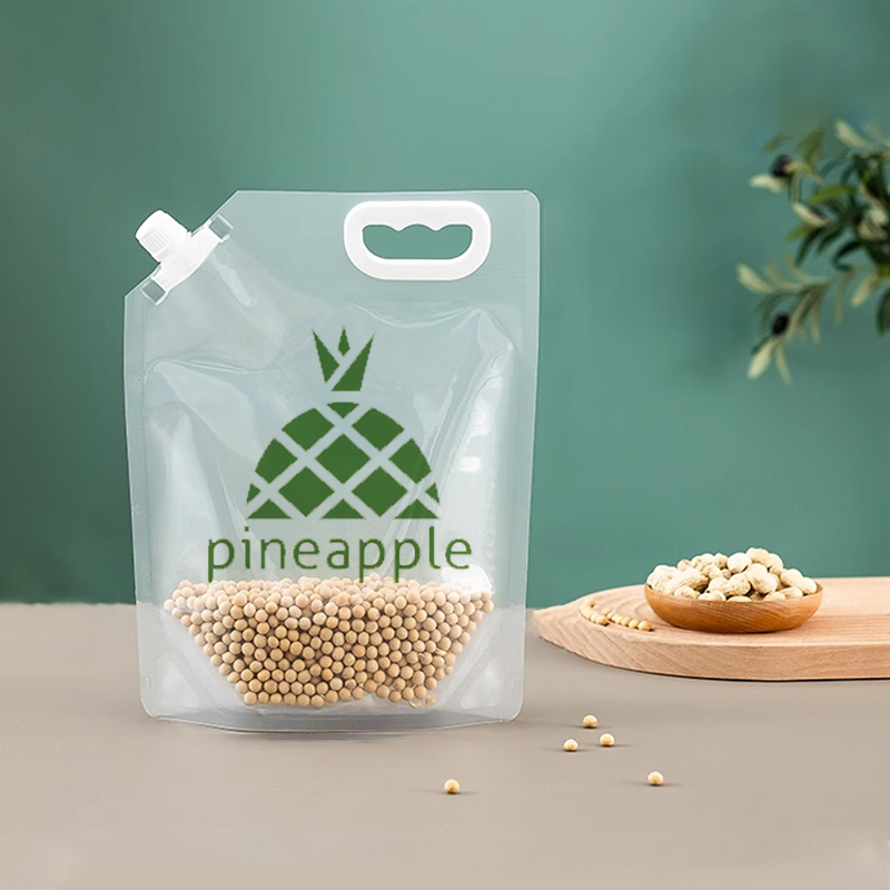 Food Storage Plant - Hand Held,Transparent Spout Sealed Bag,Nozzle Storage,Packaging