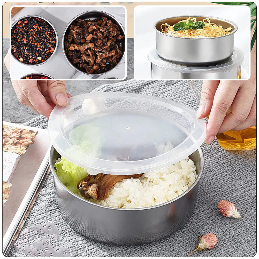 Food Storage Camping - 1Set Food Storage Bowl with Tight