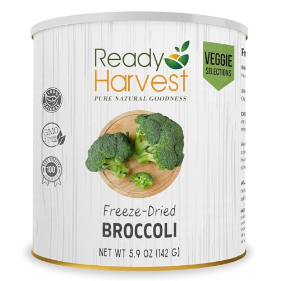Food Storage For Long Term - Freeze Dried Food - Broccoli Florets