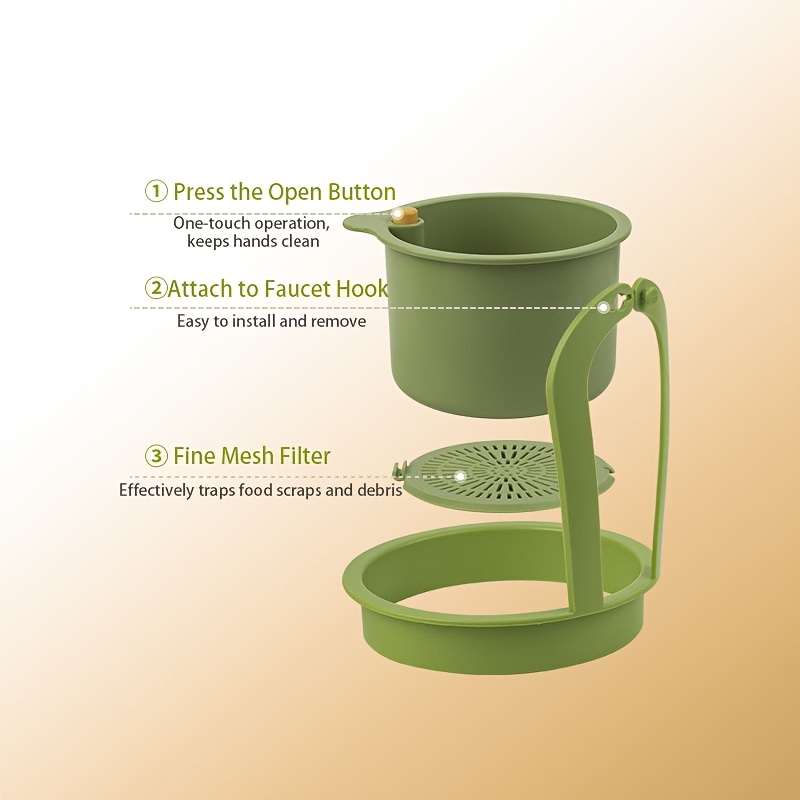 1pc Hanging Sink Draining Bask - Food Storage Plant incelemesi ve fiyatı
