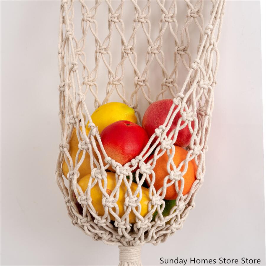 Macrame  Fruit  Storage Basket - Food Storage Plant incelemesi ve fiyatı