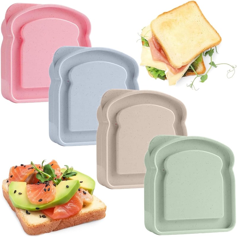 1/4pcs Sandwich Container Lunc - Food Storage Camping incelemesi ve fiyatı