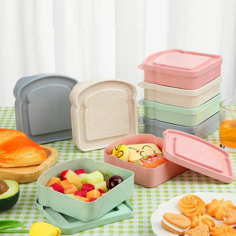 1/4pcs Sandwich Container Lunc - Food Storage Camping incelemesi ve fiyatı
