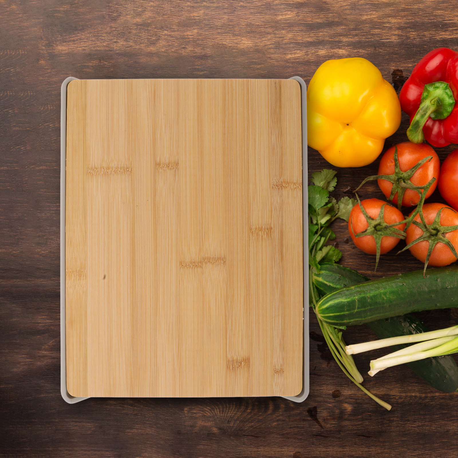 Bamboo Cutting Board with Pull - Food Storage Usa incelemesi ve fiyatı