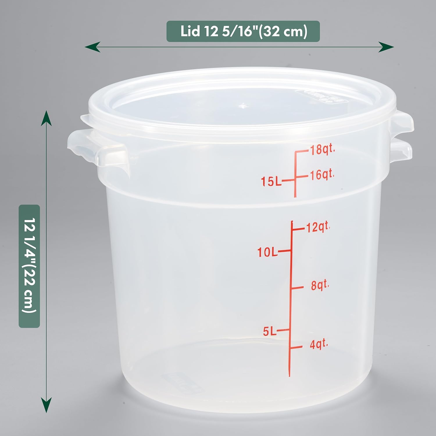 18 Quart Round Food Storage Co - Food Storage 4 Quart incelemesi ve fiyatı
