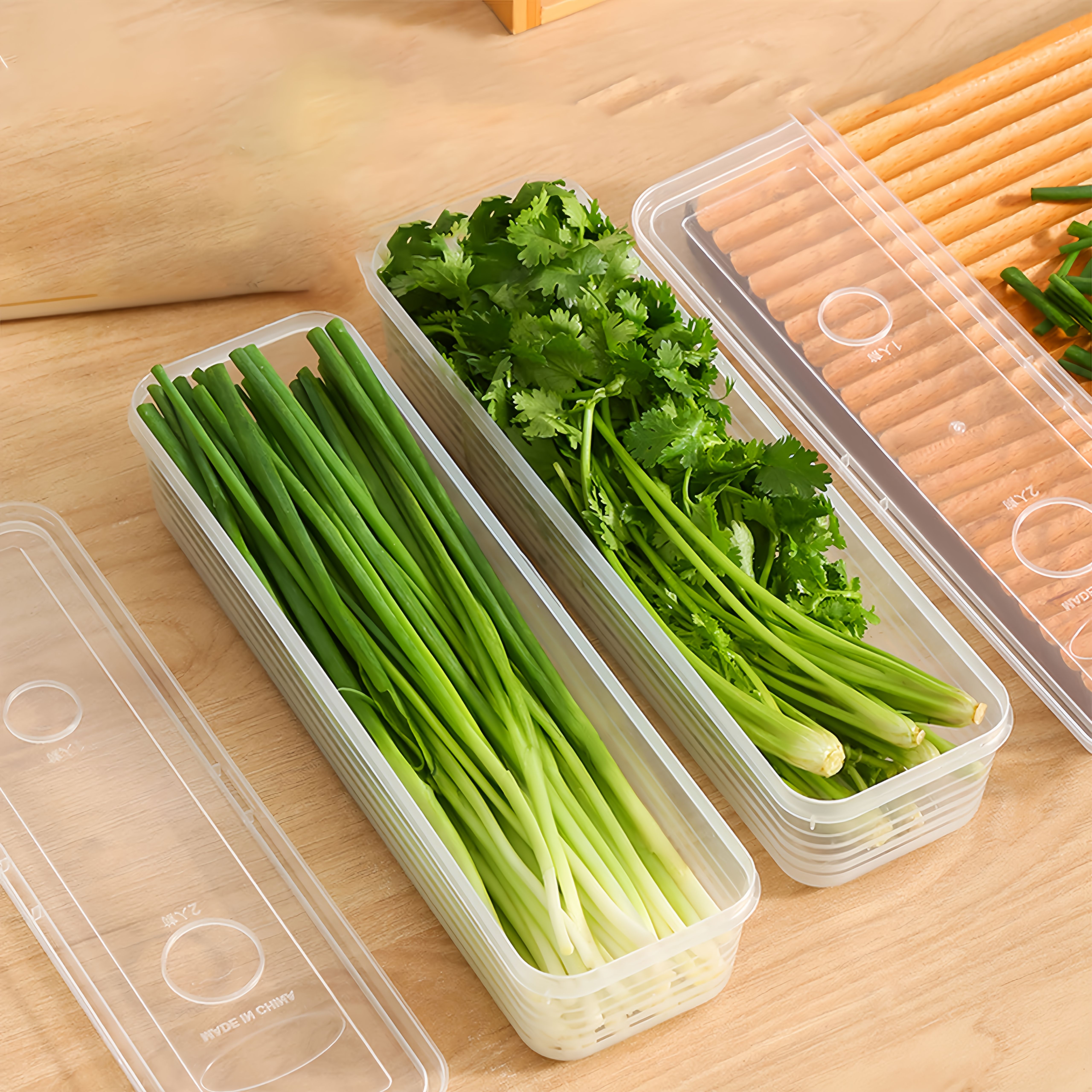 2/4/6pcs Food Vegetable Storag - Food Storage Refrigerator incelemesi ve fiyatı
