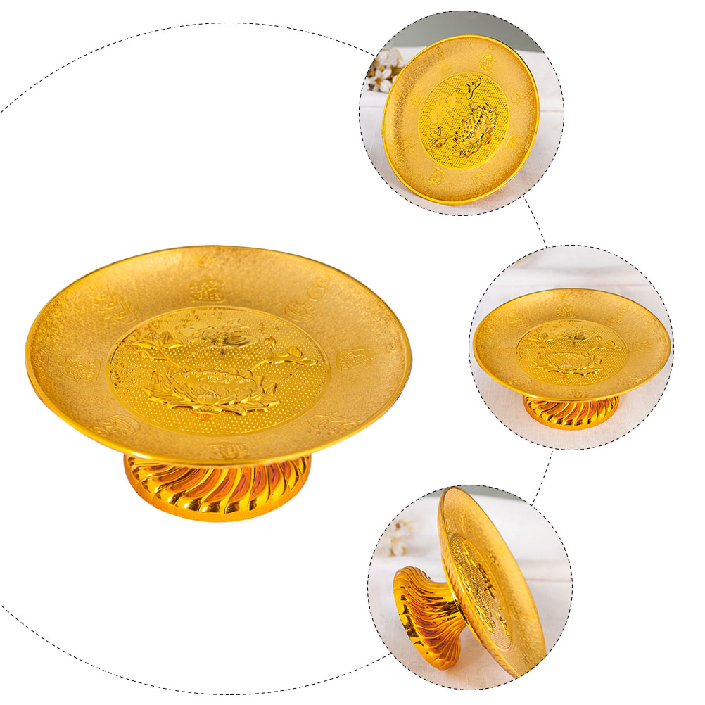 1pc Buddhist Fruit Tray Temple - Food Storage Bowls incelemesi ve fiyatı