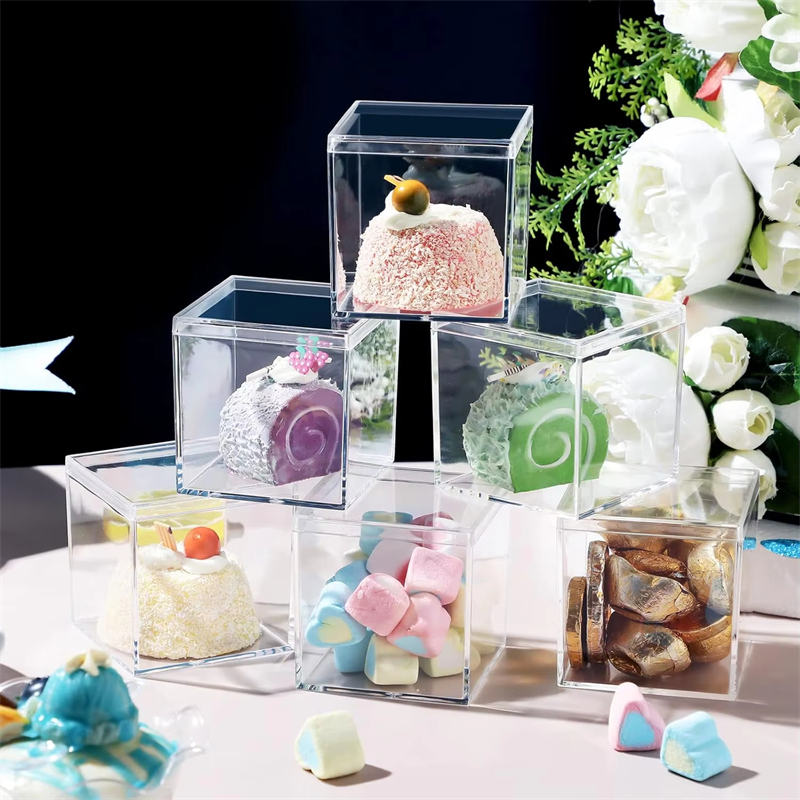 1-20pcs Transparent Acrylic Bo - Xmas Food Storage Containers incelemesi ve fiyatı