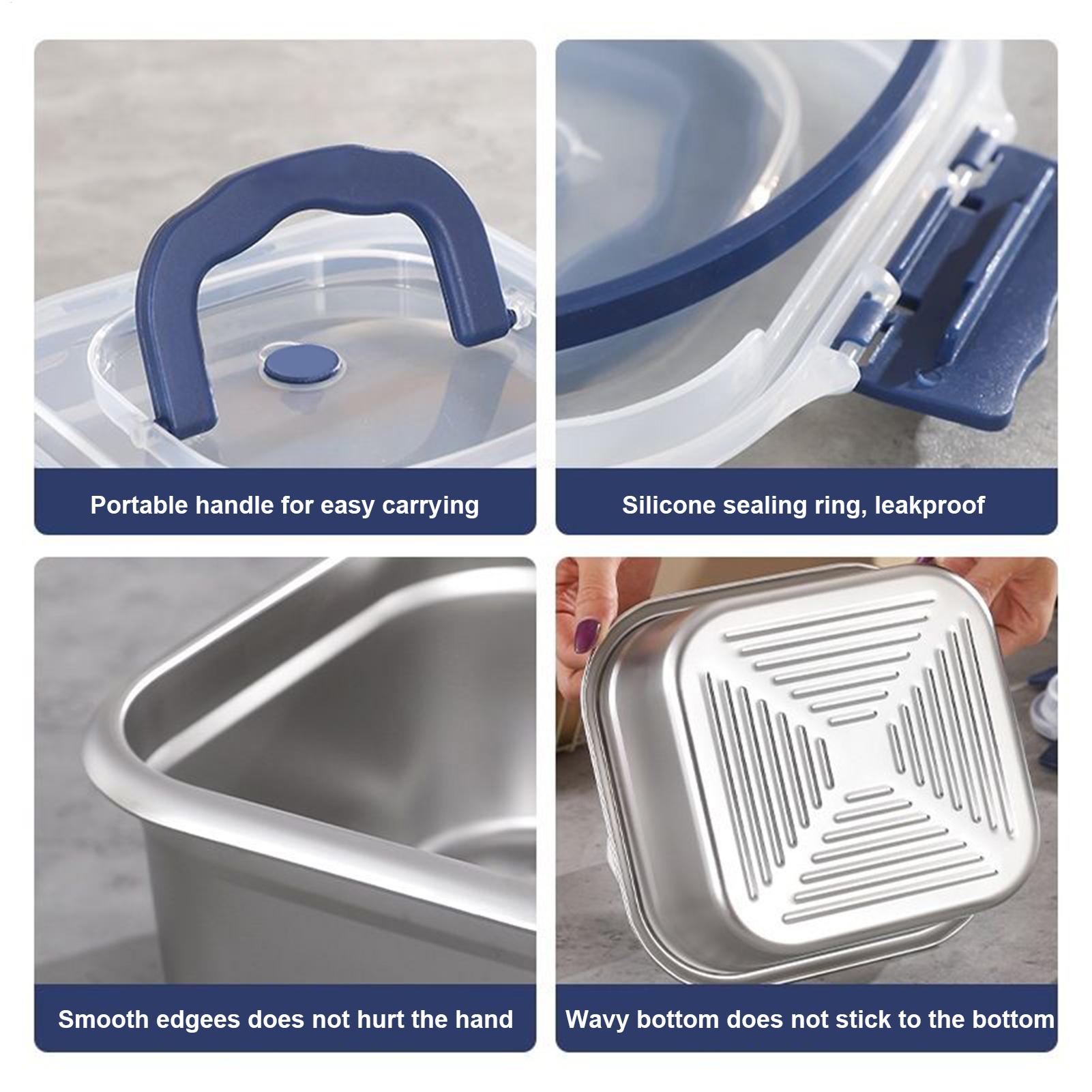 Stainless Lunch Box Stainless  - Food Storage Camping incelemesi ve fiyatı
