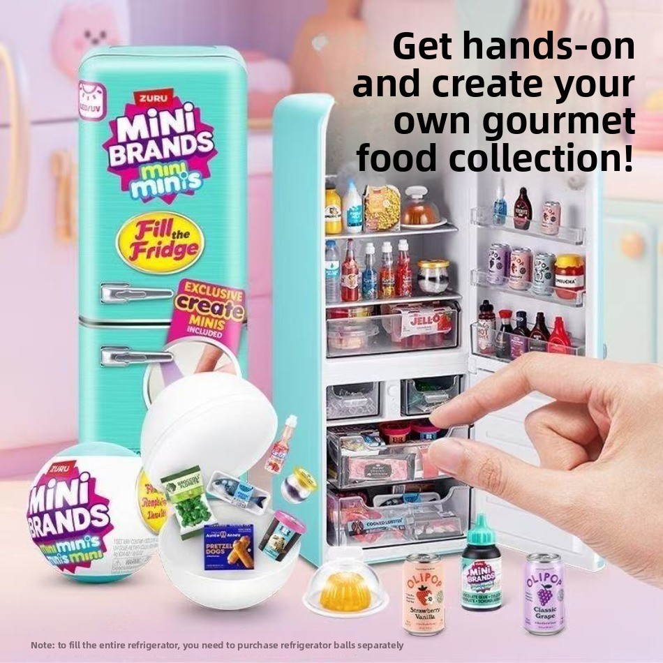 Mini refrigerator set toy play - Food Storage Hot incelemesi ve fiyatı