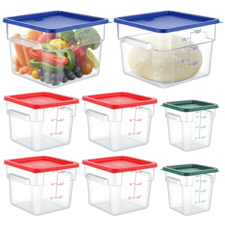8 Set Square Food Storage Cont - Food Storage 4 Quart incelemesi ve fiyatı