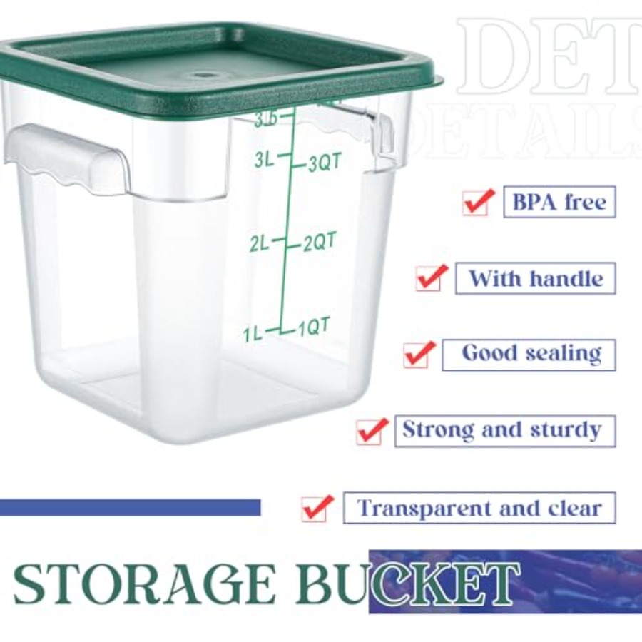 8 Set Square Food Storage Cont - Food Storage 4 Quart incelemesi ve fiyatı
