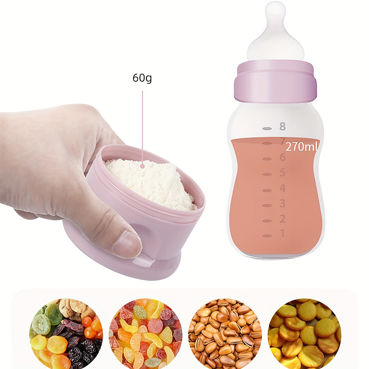 Large Capacity Baby Milk Powde - Xxl Food Storage Container incelemesi ve fiyatı