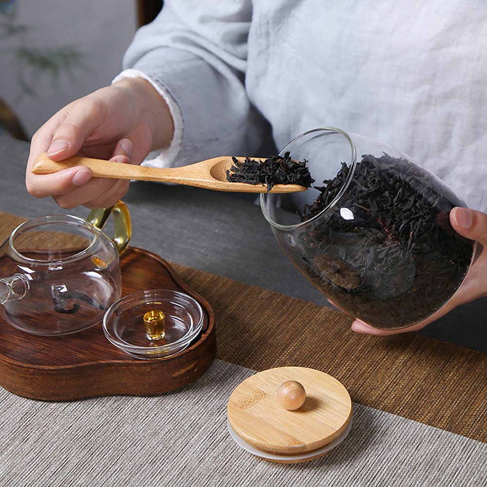 Wooden Lid Glass Sealed Jar Fo - Glass Food Storage Xl incelemesi ve fiyatı