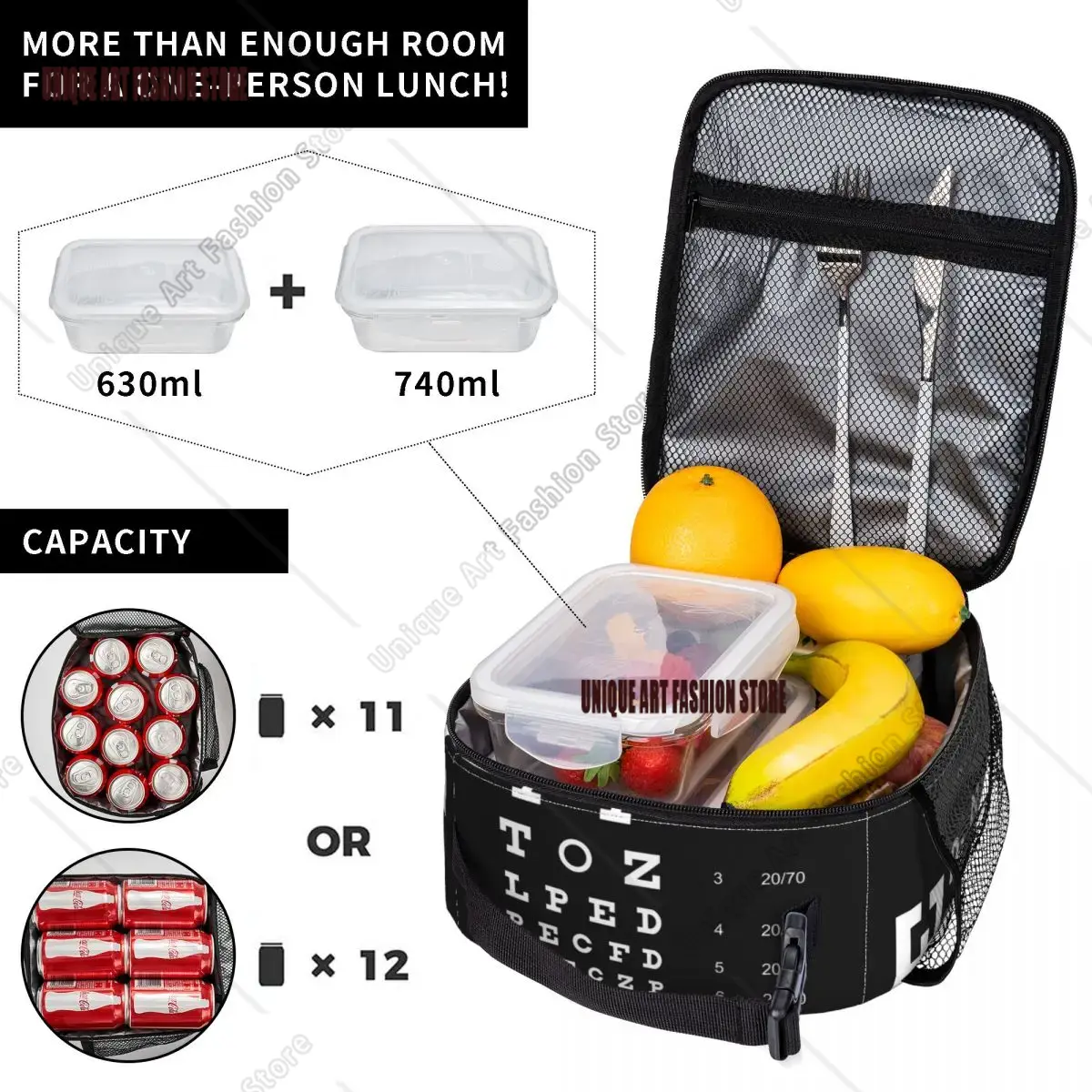 Snellen Eye Chart Test Thermal - Food Storage Chart incelemesi ve fiyatı