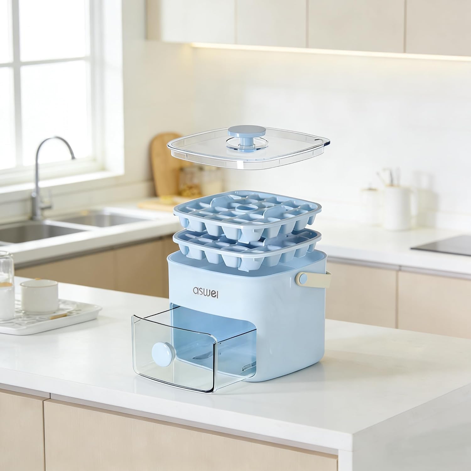 One-Press Ice Magic: Double-La - Xxl Food Storage Container incelemesi ve fiyatı