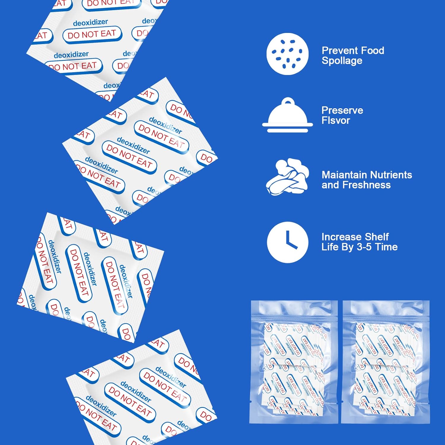 400cc Oxygen Absorbers for Foo - Food Storage Oxygen Absorbers incelemesi ve fiyatı