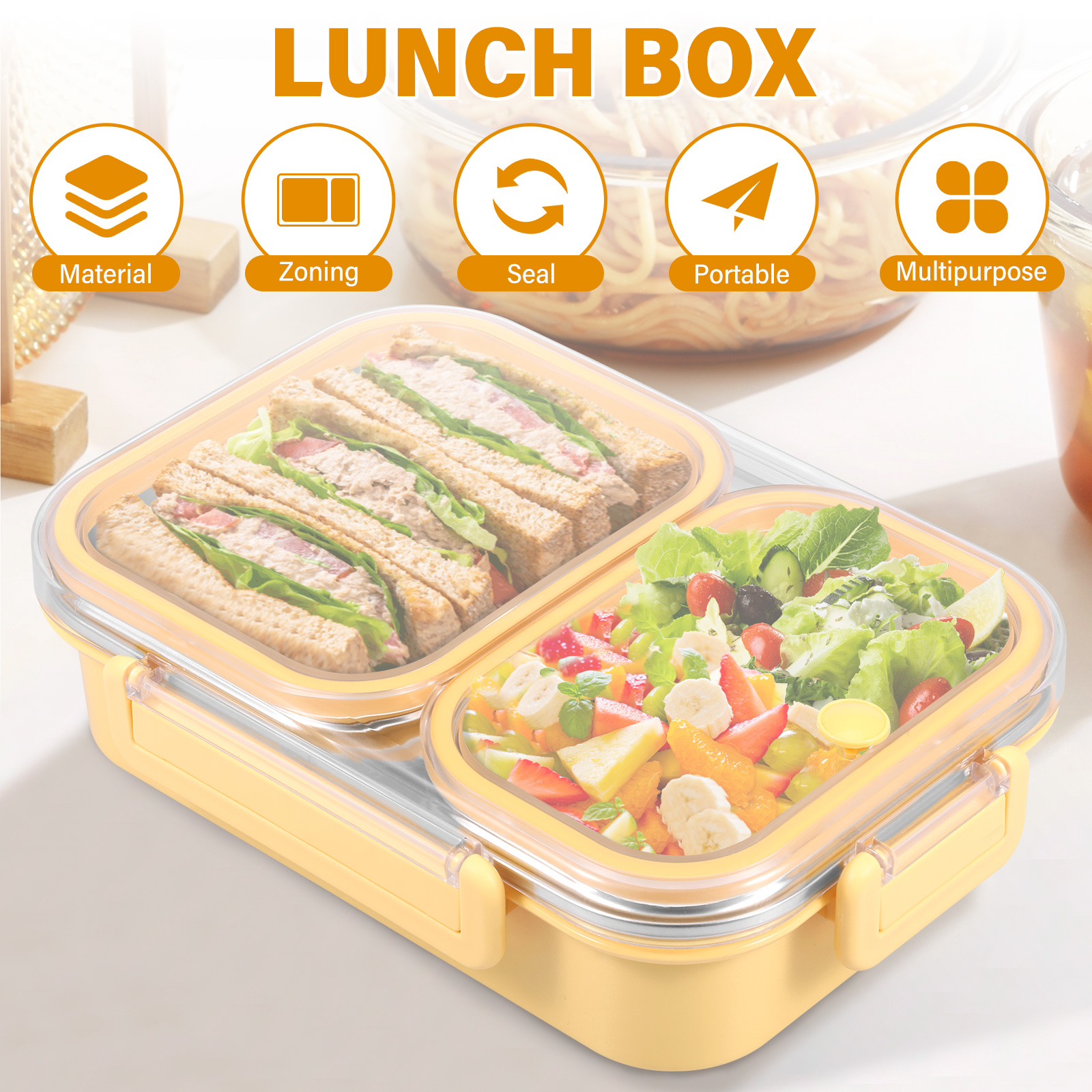 Bento Lunch Box Metal Food Box - Food Storage Camping incelemesi ve fiyatı