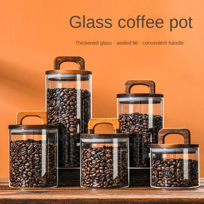 700-2100ml Wood Lid Glass Jar  - Glass Food Storage Xl incelemesi ve fiyatı