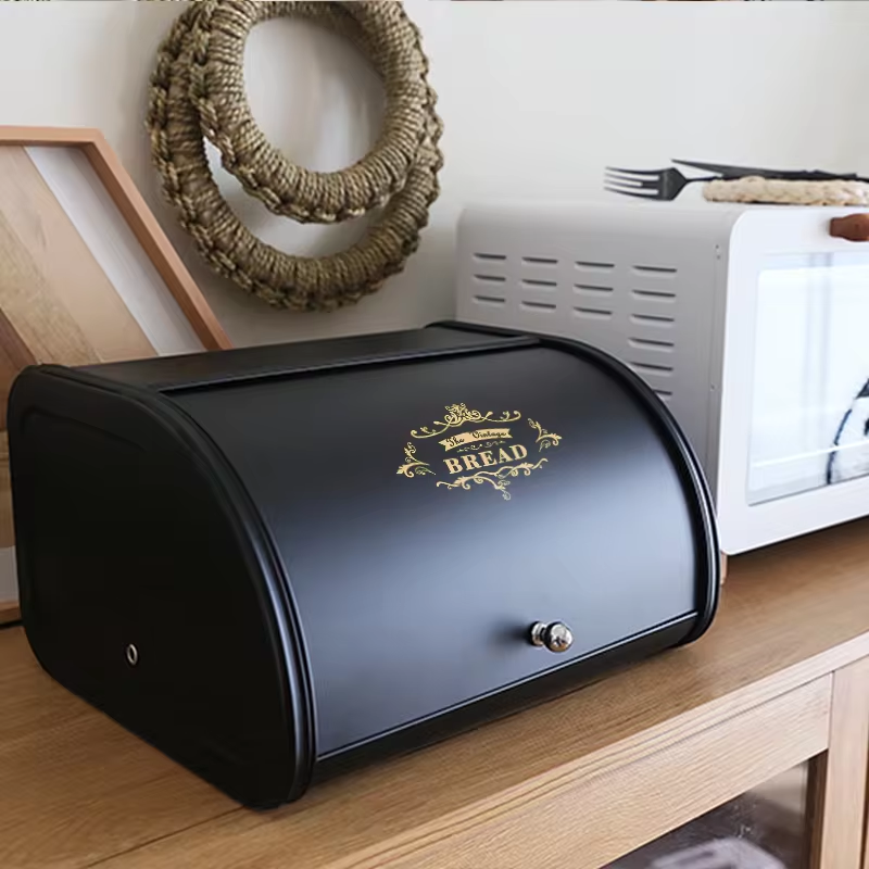 Metal Bread Box Black bread Bi - Xxl Food Storage Container incelemesi ve fiyatı