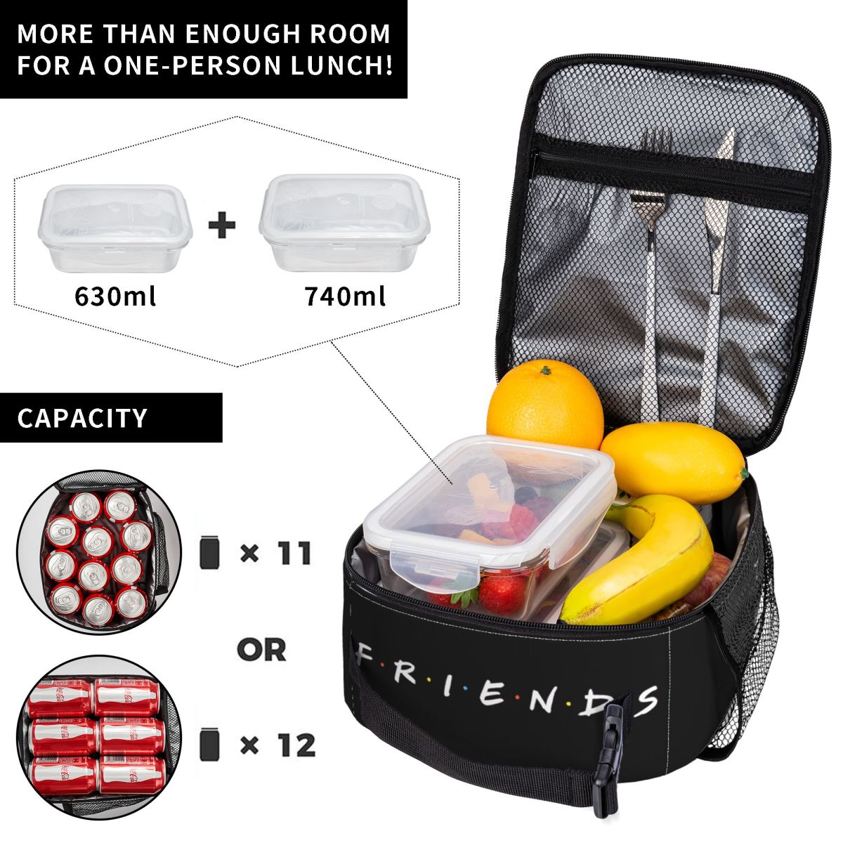 Custom Friends Funny Quote Lun - Food Storage Quotes incelemesi ve fiyatı