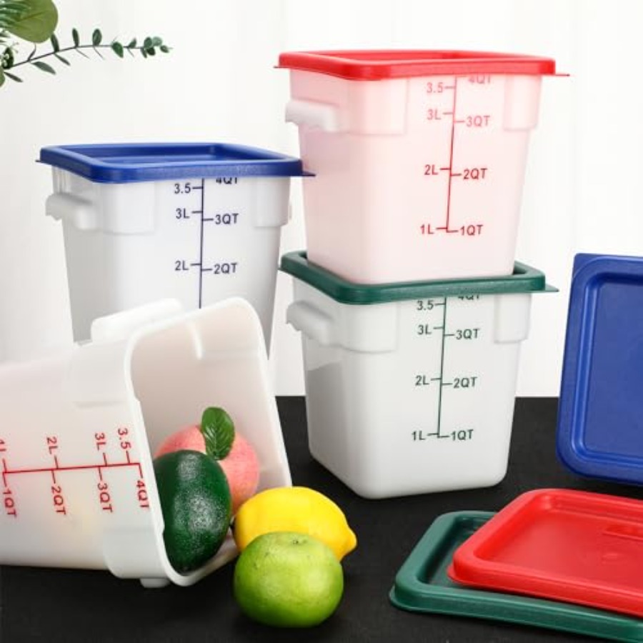 6 Pieces 4 Quart Commercial Fo - Food Storage 4 Quart incelemesi ve fiyatı