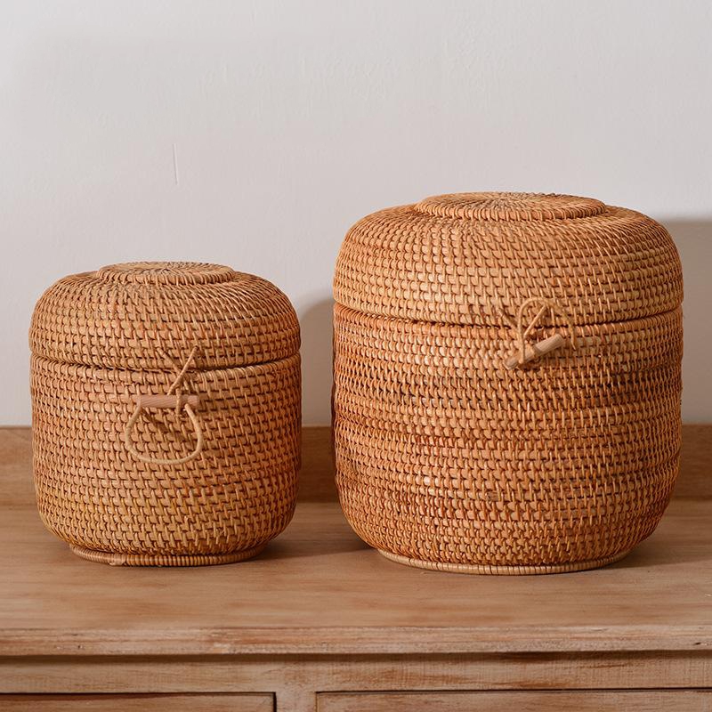 Handwoven Rattan Tea Storage B - Food Storage Organiser incelemesi ve fiyatı