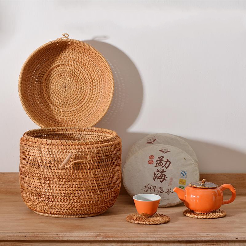 Handwoven Rattan Tea Storage B - Food Storage Organiser incelemesi ve fiyatı