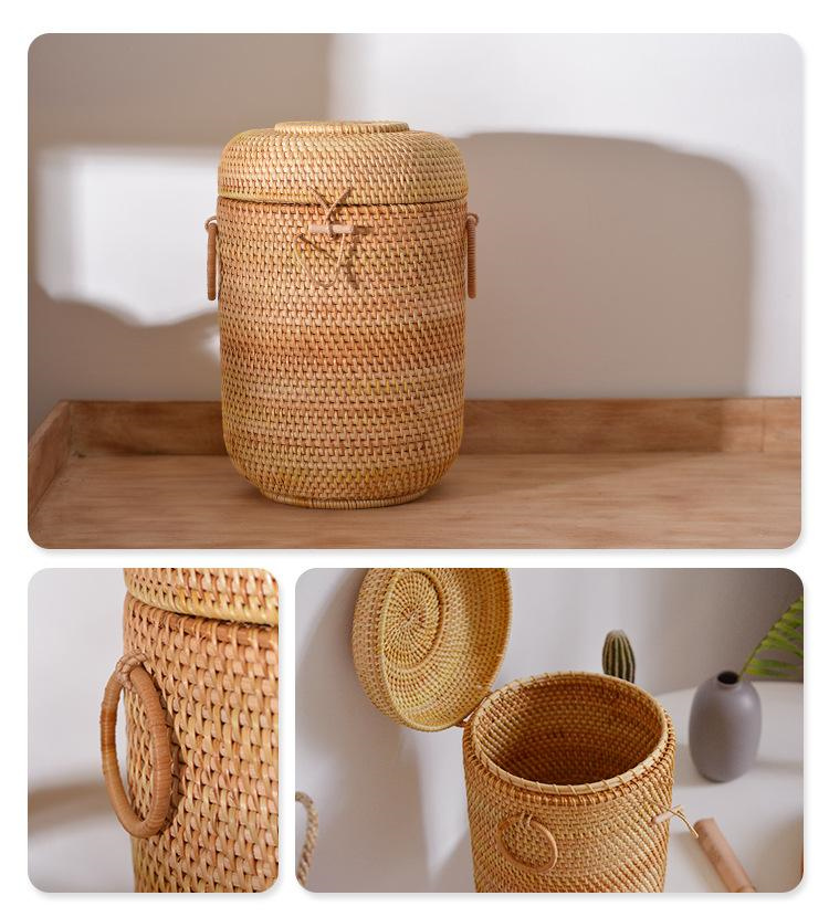 Handwoven Rattan Tea Storage B - Food Storage Organiser incelemesi ve fiyatı