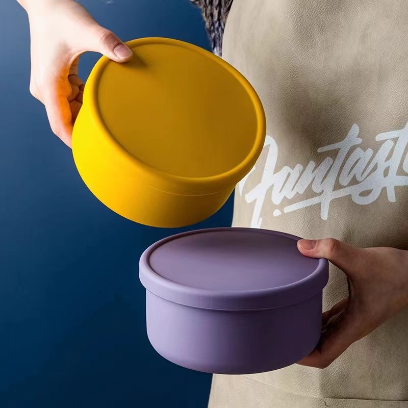 1pcs silicone round rice bowl  - Food Storage Hot incelemesi ve fiyatı