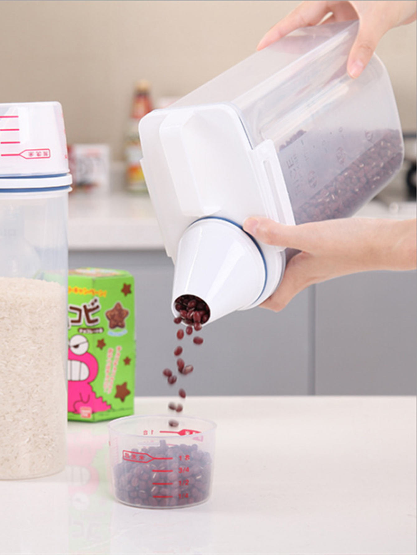 Large Capacity Plastic Rice Bu - Xxl Food Storage Container incelemesi ve fiyatı