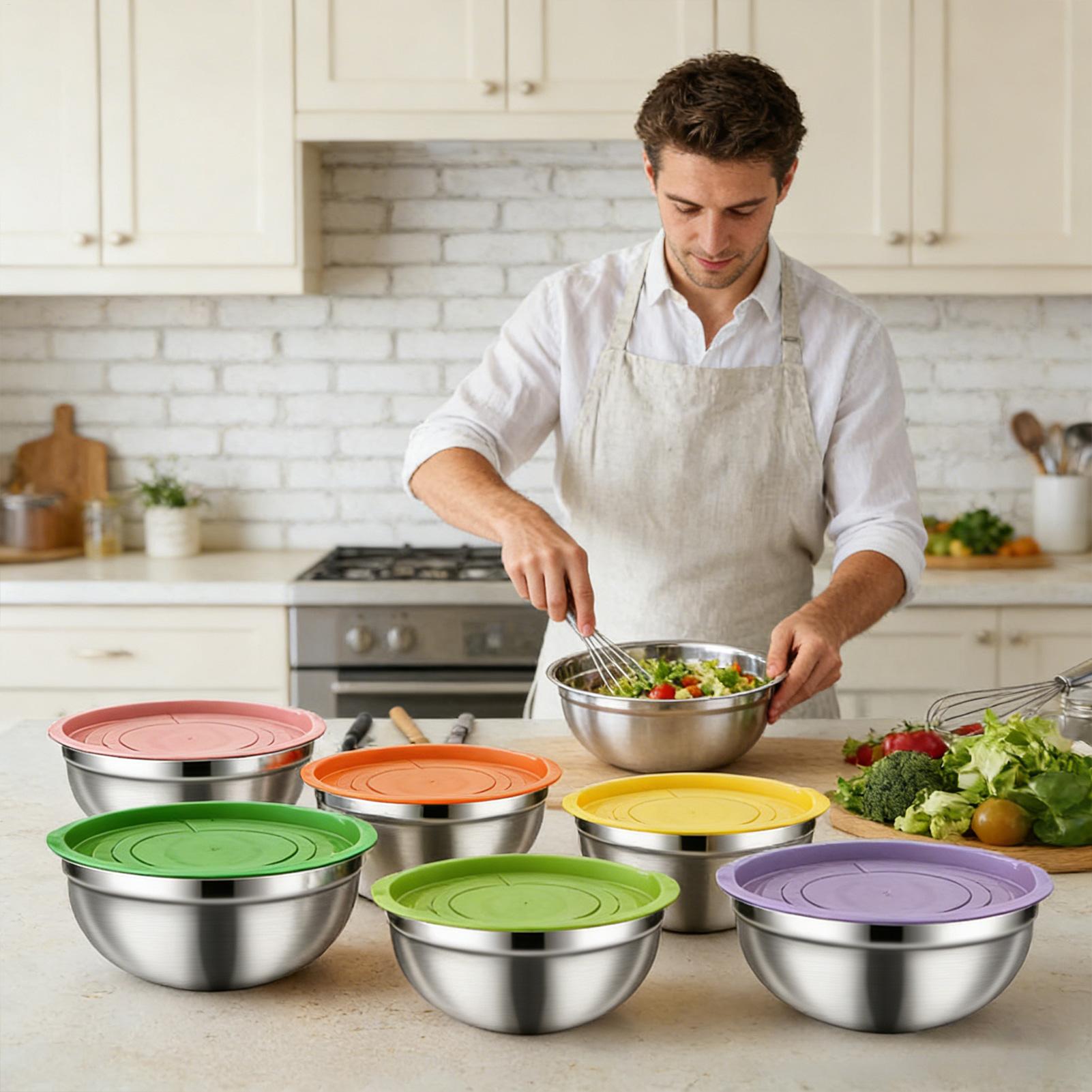 Steel Mixing Bowls Nesting Rou - Food Storage Bowls incelemesi ve fiyatı