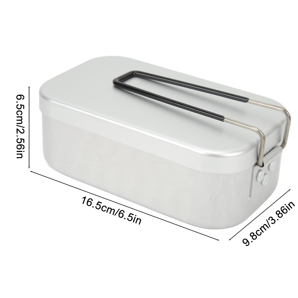 800ML Aluminum Lunch Boxes Out - Food Storage Camping incelemesi ve fiyatı