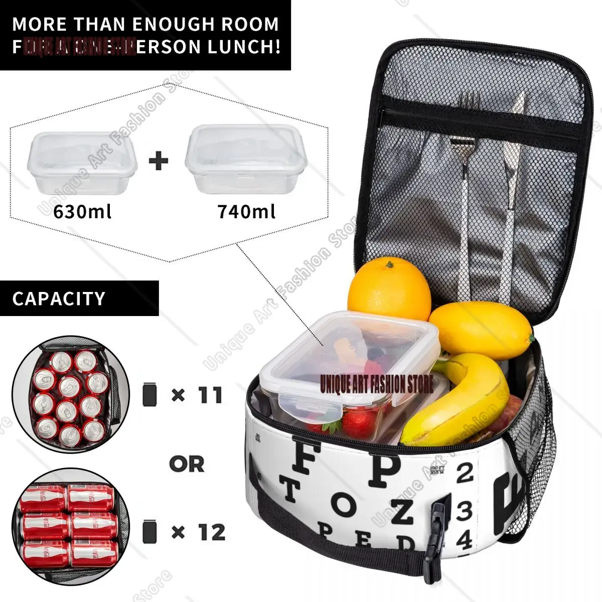 Snellen Eye Chart Insulated Lu - Food Storage Chart incelemesi ve fiyatı