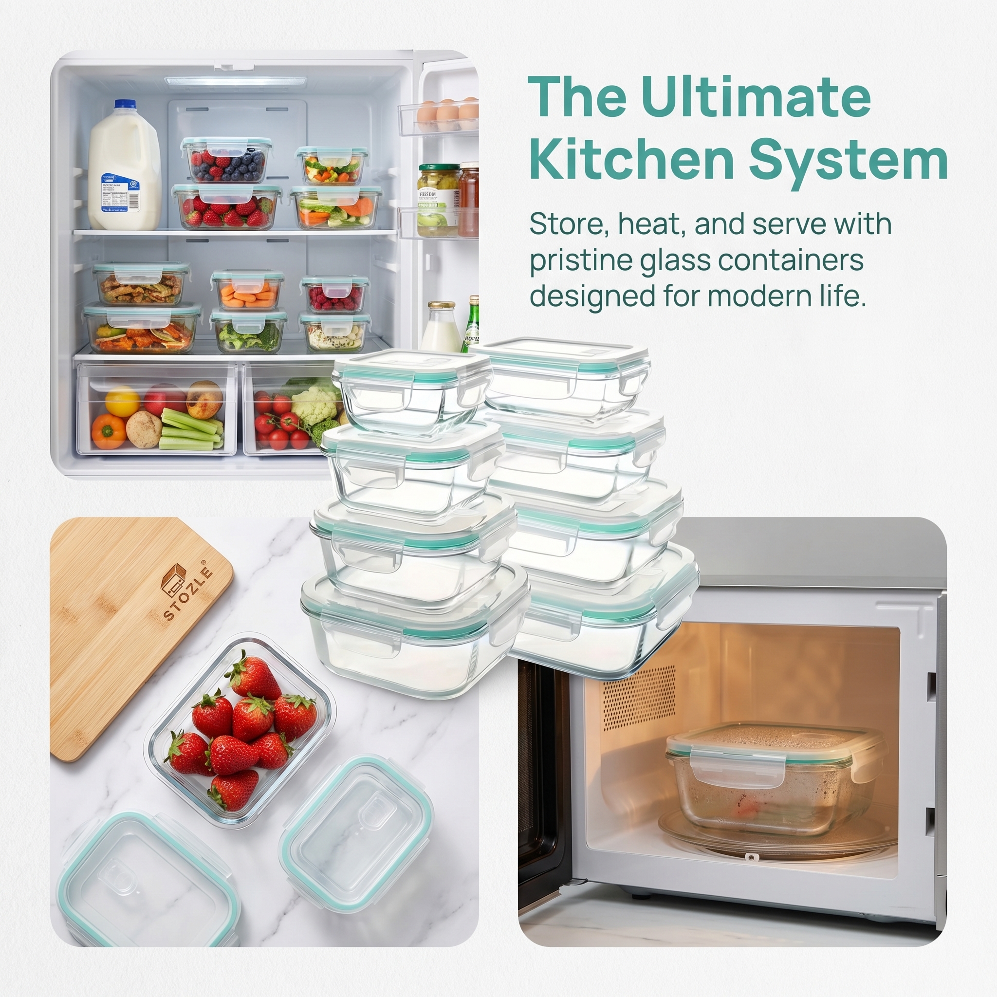 A set of 8 food storage contai - Food Storage Refrigerator incelemesi ve fiyatı