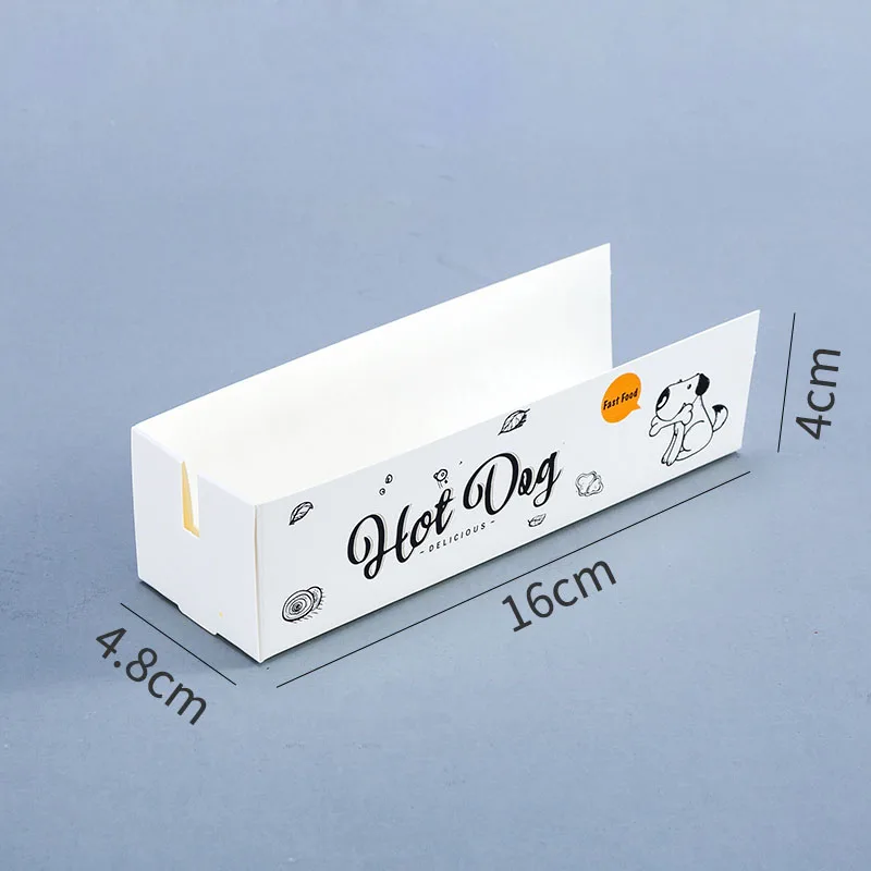 100pcs Hot Dog Packaging Box P - Food Storage Hot incelemesi ve fiyatı