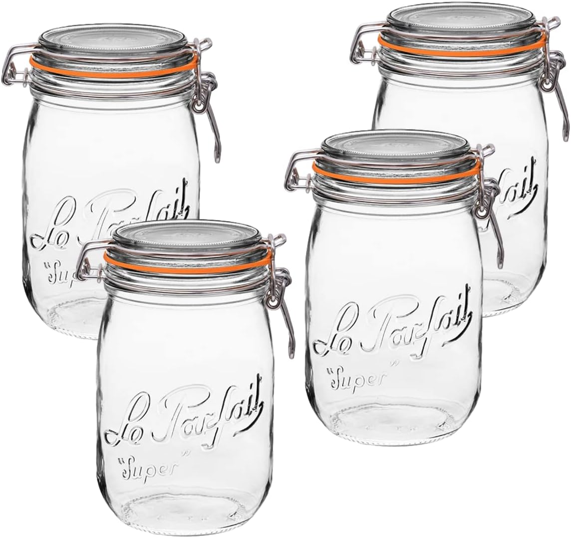 1L Wide Mouth Glass Canning Ja - Food Storage 4 Quart incelemesi ve fiyatı