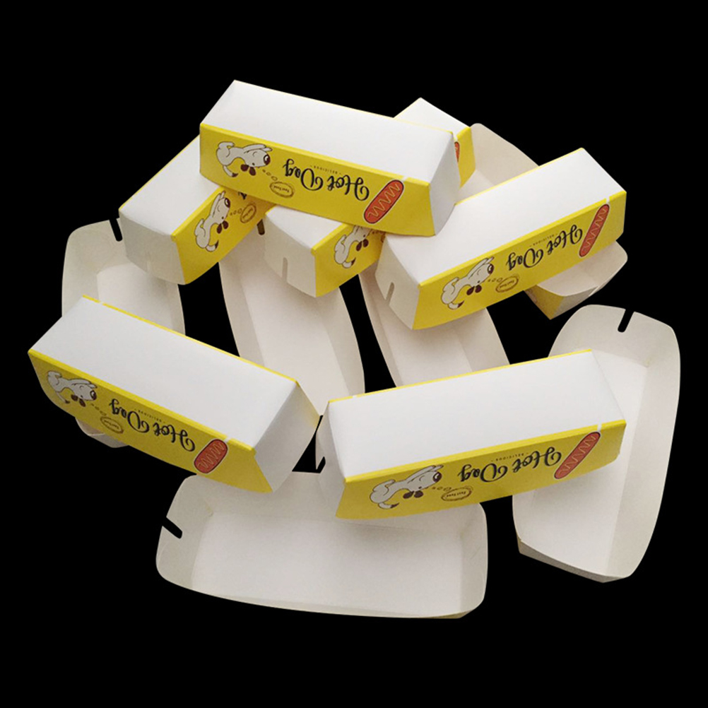 50 Pcs Hot Dog Box Food Servin - Food Storage Hot Box incelemesi ve fiyatı