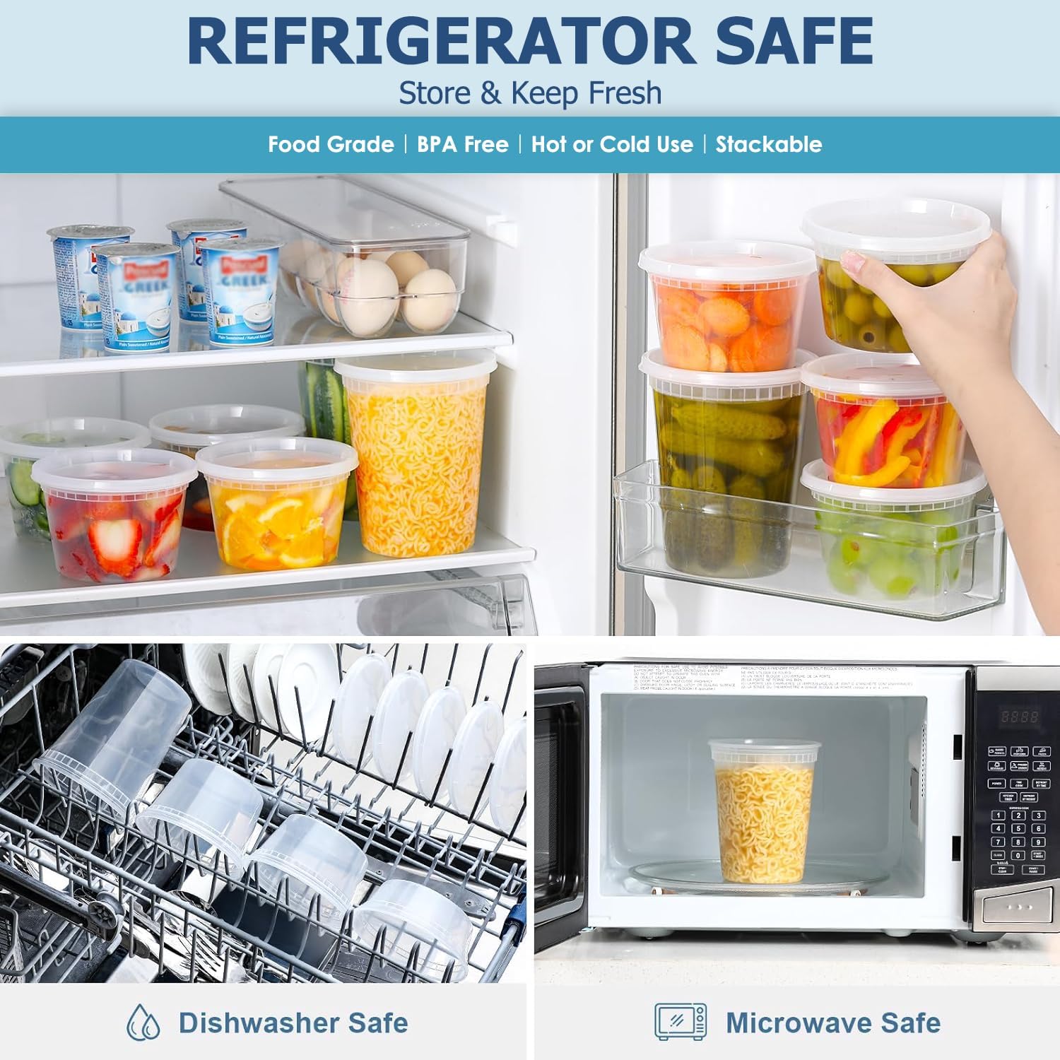 24pcs Deli Food Storage Contai - Food Storage Bowls incelemesi ve fiyatı