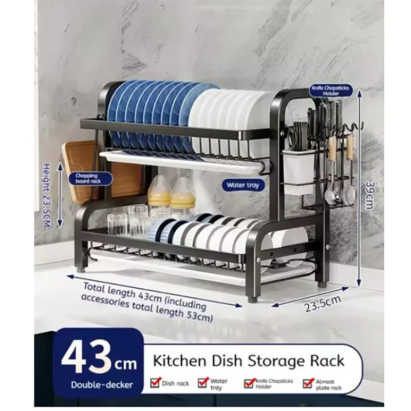 Compact 2-Tier Stainless Steel - Food Storage Organiser incelemesi ve fiyatı