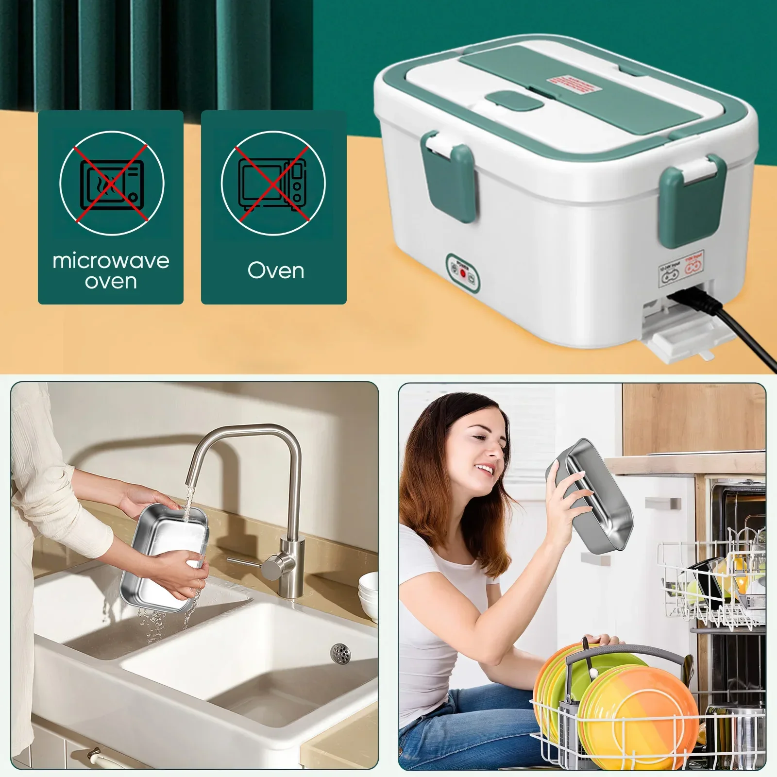 Electric Lunch Box Food Warmer - Food Storage Camping incelemesi ve fiyatı