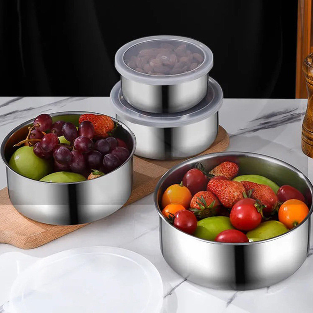 1Set Food Storage Bowl with Ti - Food Storage Camping incelemesi ve fiyatı