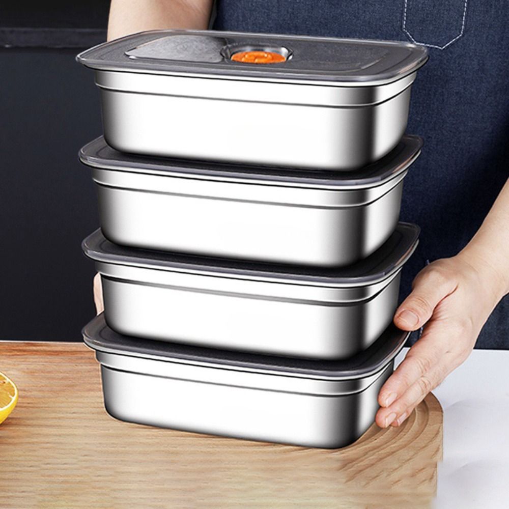 Stainless Steel Lunch Box Bent - Food Storage Camping incelemesi ve fiyatı